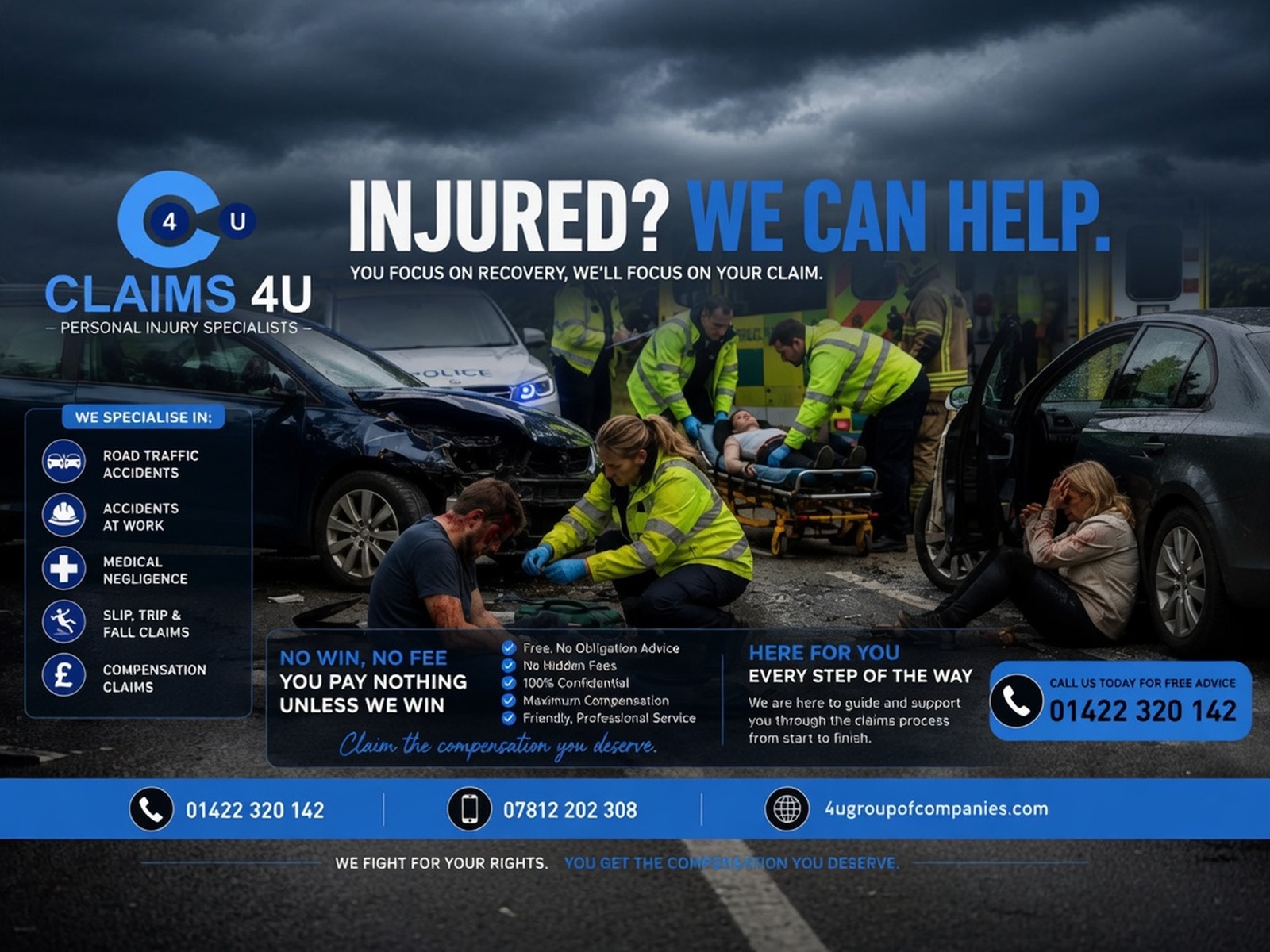 Claims 4U personal injury specialists
