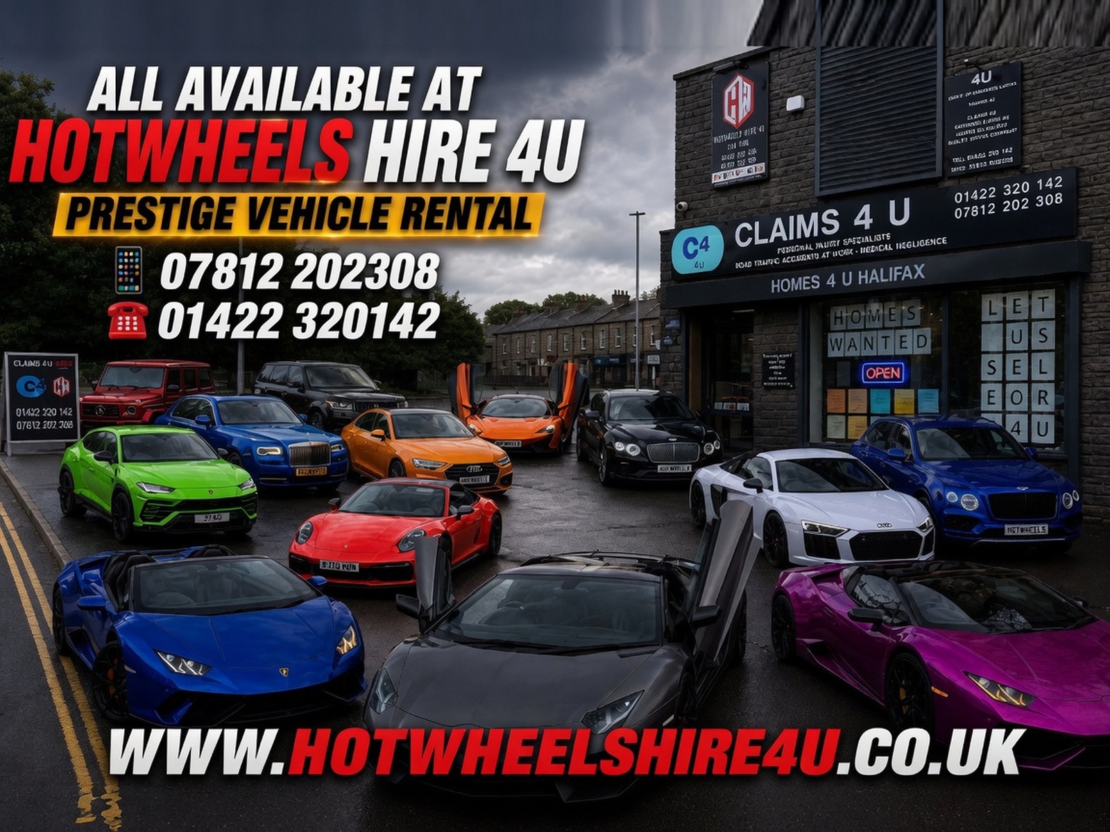 Hotwheels Hire 4U prestige vehicle rental